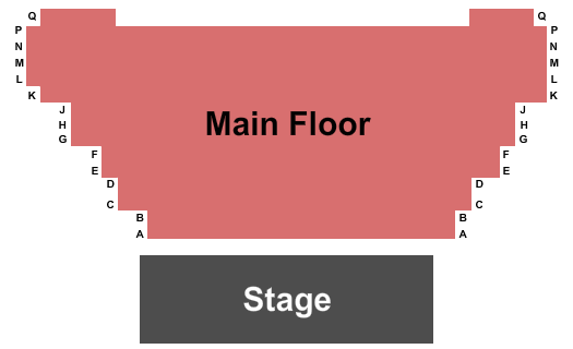 Sioux Valley Performing Arts Center Seating Chart: Endstage