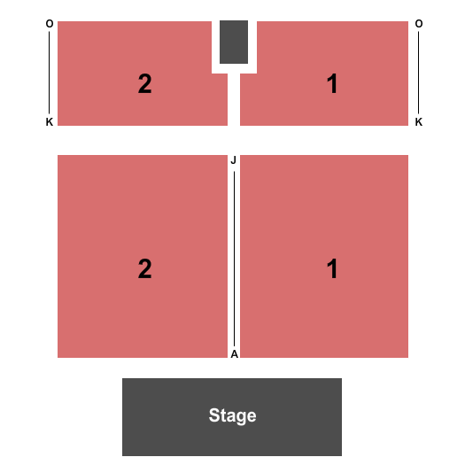 Skagit Valley Casino Seating Chart: End Stage