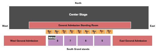 Ski-Hi Stampede Seating Chart: Concert