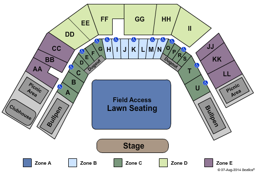 Sussex County Miners Seating Chart