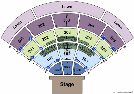 Sleep Train Amphitheatre Seating Chart