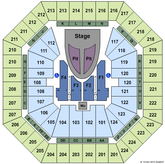 Sleep Train Arena Seating Chart