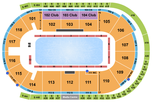 Slush Puppie Place Seating Chart: Stars On Ice