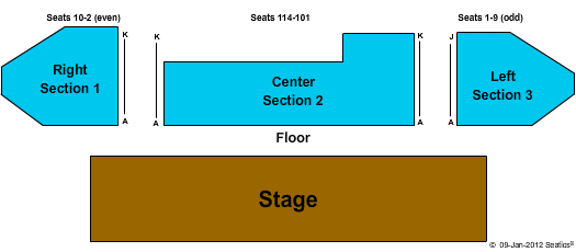 Smith Theatre Seating Chart