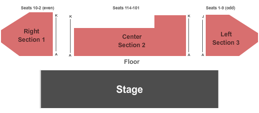 Smith Theatre Seating Chart