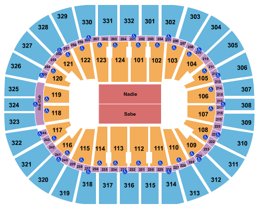 Smoothie King Center Seating Chart: Bad Bunny