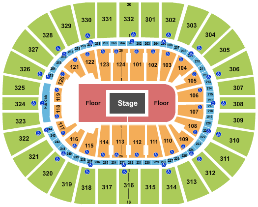 Smoothie King Center Seating Chart: Billie Eilish