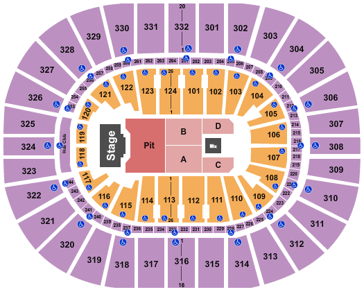 Smoothie King Center Seating Chart: Billy Strings