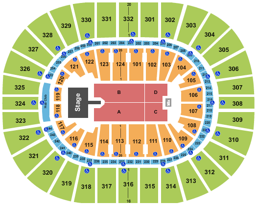 Smoothie King Center Seating Chart: CeCe Winans