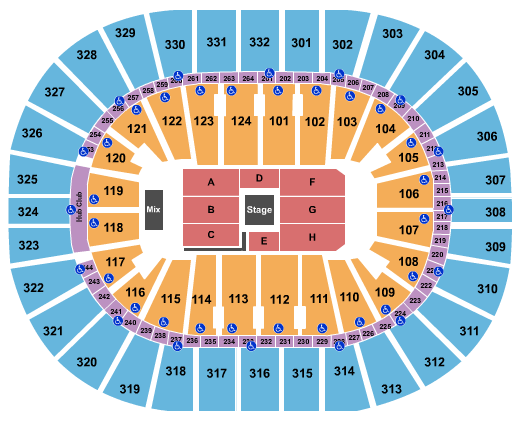 Smoothie King Center Seating Chart: Dave Chappelle