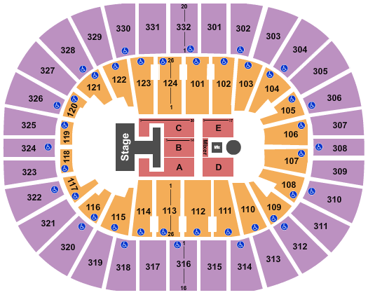 Smoothie King Center Seating Chart: Disney Descendants