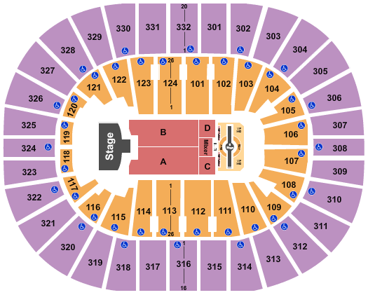 Smoothie King Center Seating Chart: Justin Timberlake