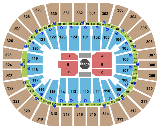 Smoothie King Center Seating Chart: UFC 2