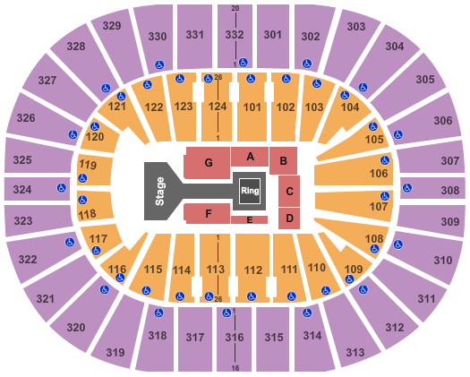 Smoothie King Center Seating Chart: WWE 2