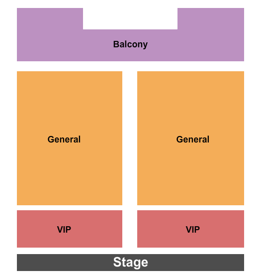 Smyrna Opera House Seating Chart: VIP/General/Balcony