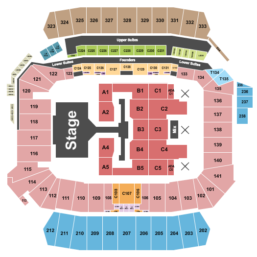 Snapdragon Stadium Seating Chart: ENHYPEN