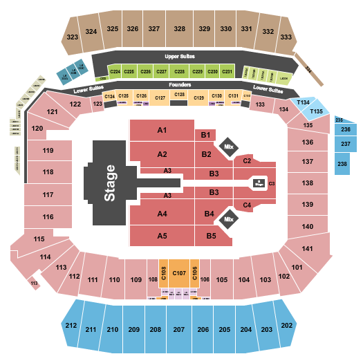 Snapdragon Stadium Seating Chart: Shakira