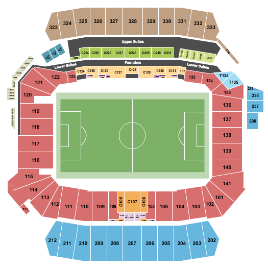 Snapdragon Stadium Seating Chart: Soccer 2