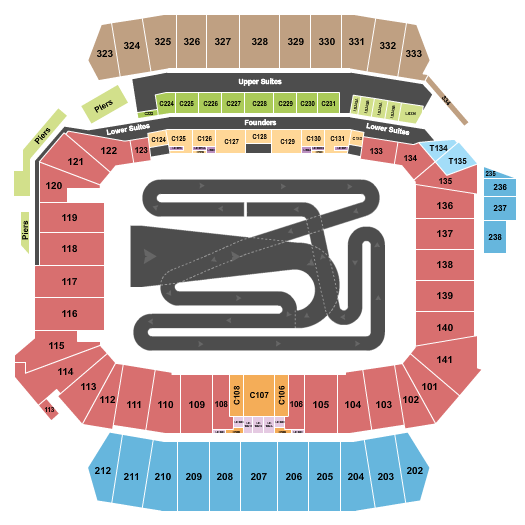 Snapdragon Stadium Seating Chart: Super Motocross