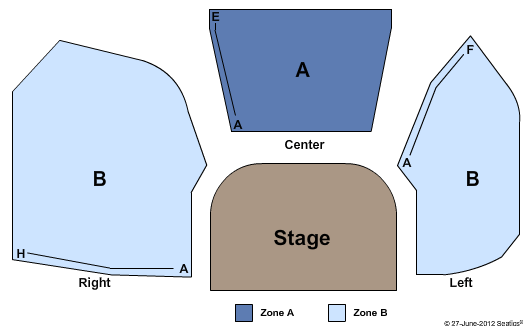 3rd Floor - Snapple Theater Center Seating Chart