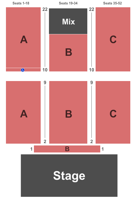 Snoqualmie Casino-Ballroom Seating Chart: Ballroom