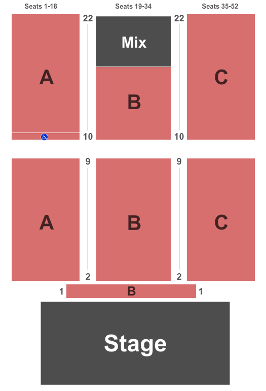 Snoqualmie Casino-Ballroom Map