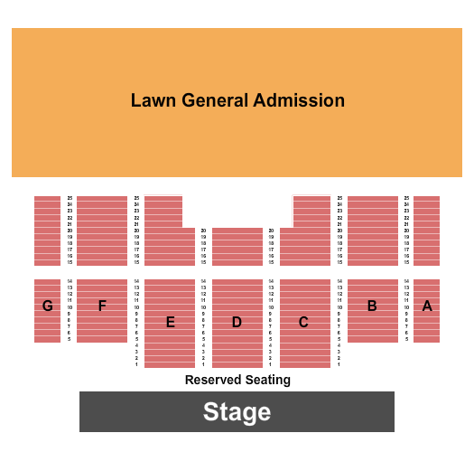 Snow Park Outdoor Amphitheater Seating Chart: Endstage RSV