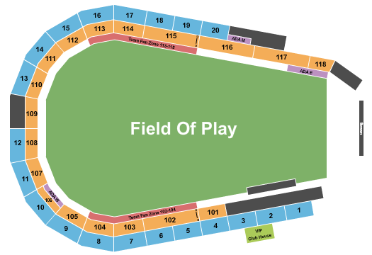 SoFi Center Seating Chart: Golf