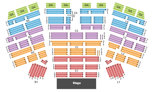 Soaring Eagle Outdoor Seating Chart 2016