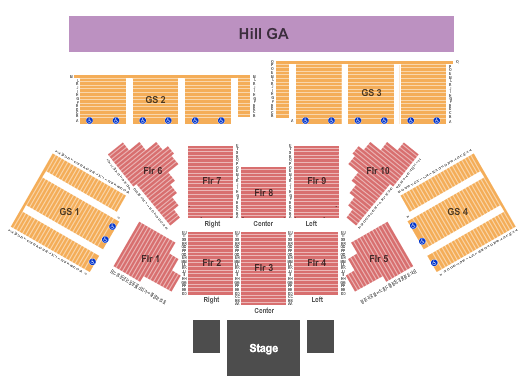 Soaring Eagle Outdoor Venue Seating Chart