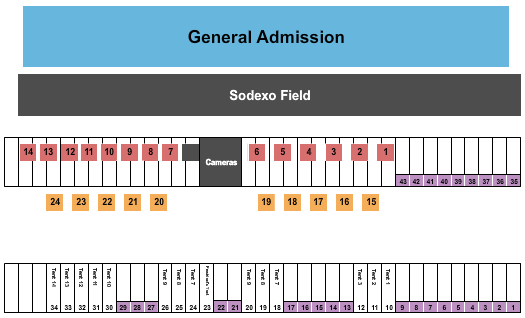 Sodexo Field Seating Chart: Football