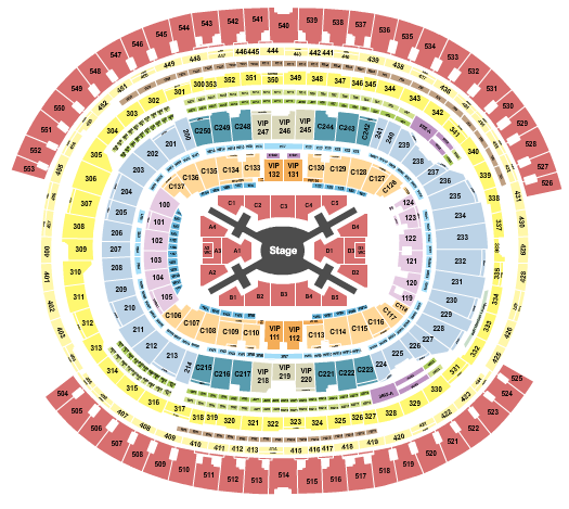 SoFi Stadium Seating Chart: BTS