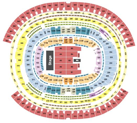SoFi Stadium Seating Chart: Comedy