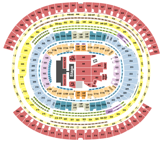 SoFi Stadium Seating Chart: Jay-Z