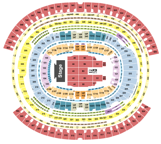 SoFi Stadium Seating Chart: Julion Alvarez