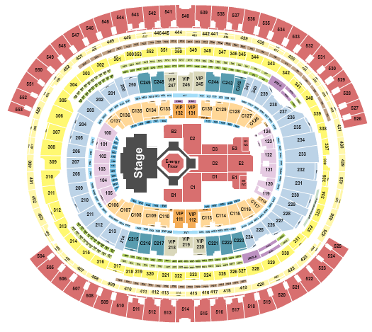 SoFi Stadium Seating Chart: Kendrick Lamar