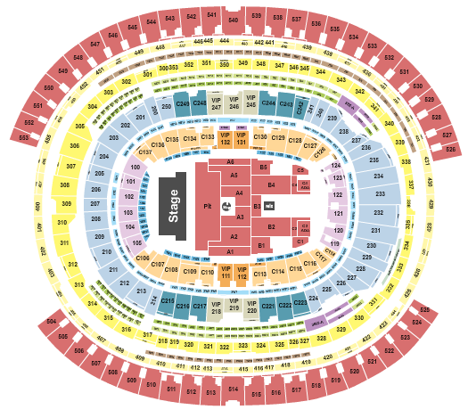 SoFi Stadium Seating Chart: Slipknot