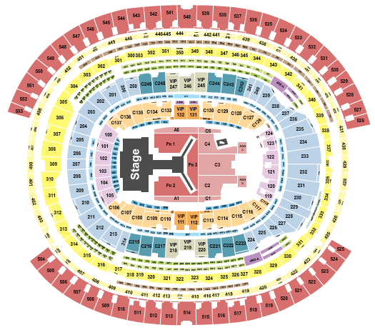 SoFi Stadium Seating Chart: Stray Kids