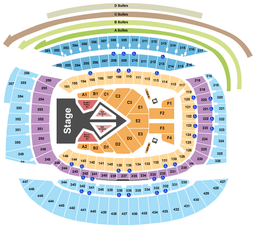 Soldier Field Seating Chart: Beyonce