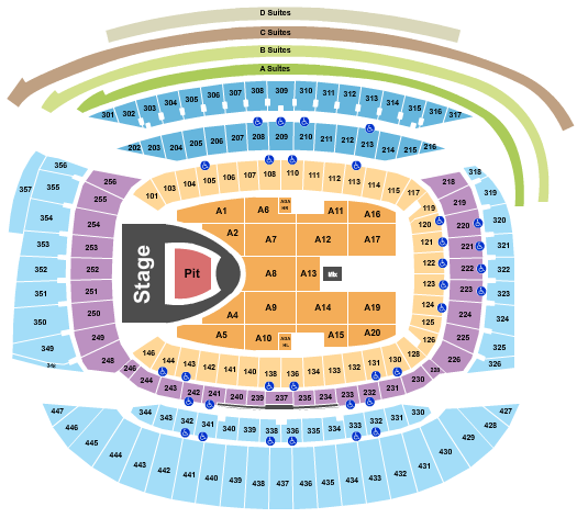 Soldier Field Seating Chart: Blackpink