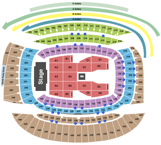 Soldier Field Seating Chart: Bon Jovi 1