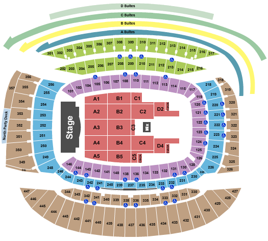 Soldier Field Seating Chart: Bruno Mars