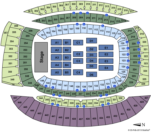Soldier Field Stadium Seating Chart