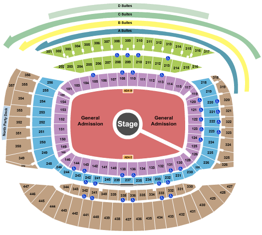 Soldier Field Seating Chart: Kanye West