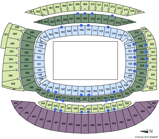 Soldier Field Stadium Seating Chart
