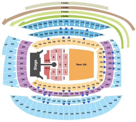 Soldier Field Seating Chart: Rolling Stones 2