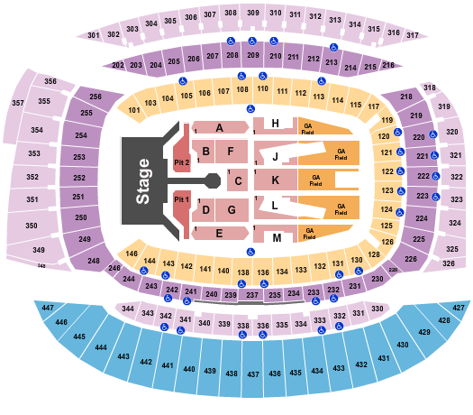 Chicago Soldier Field Concert Seating Chart