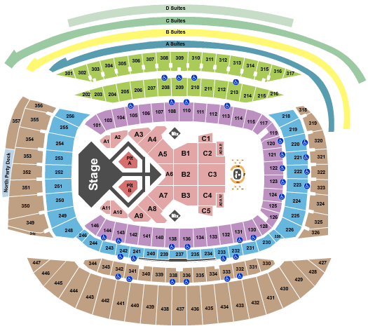 Soldier Field Seating Chart: Usher