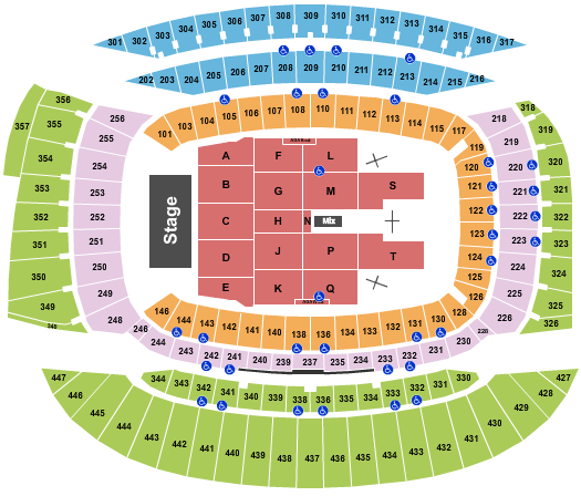 Soldier Field Seating Chart: George Strait