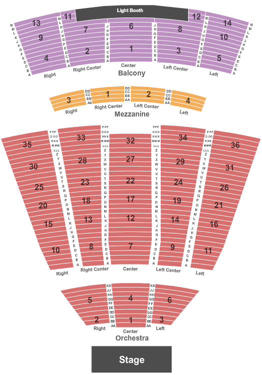 Bob Carr Seating Chart